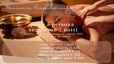 2025 hotel 2 mari benessere riequilibrante 2 notti IN23