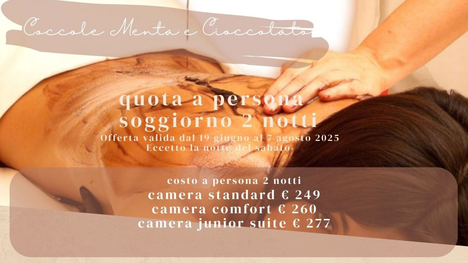2025 hotel 2 mari coccole menta cioccolato 2 notti IN23