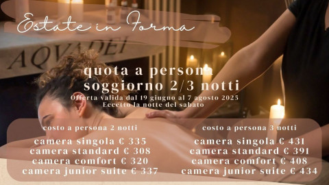2025 hotel 2 mari estate in forma 2 3 notti IN23