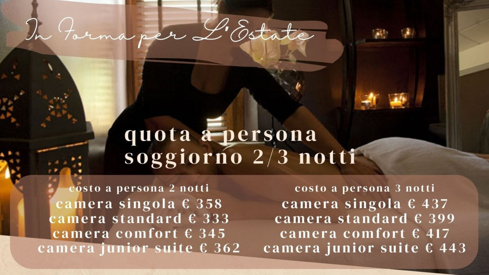 2025 hotel 2 mari in forma per l'estate 2 3 notti IN23