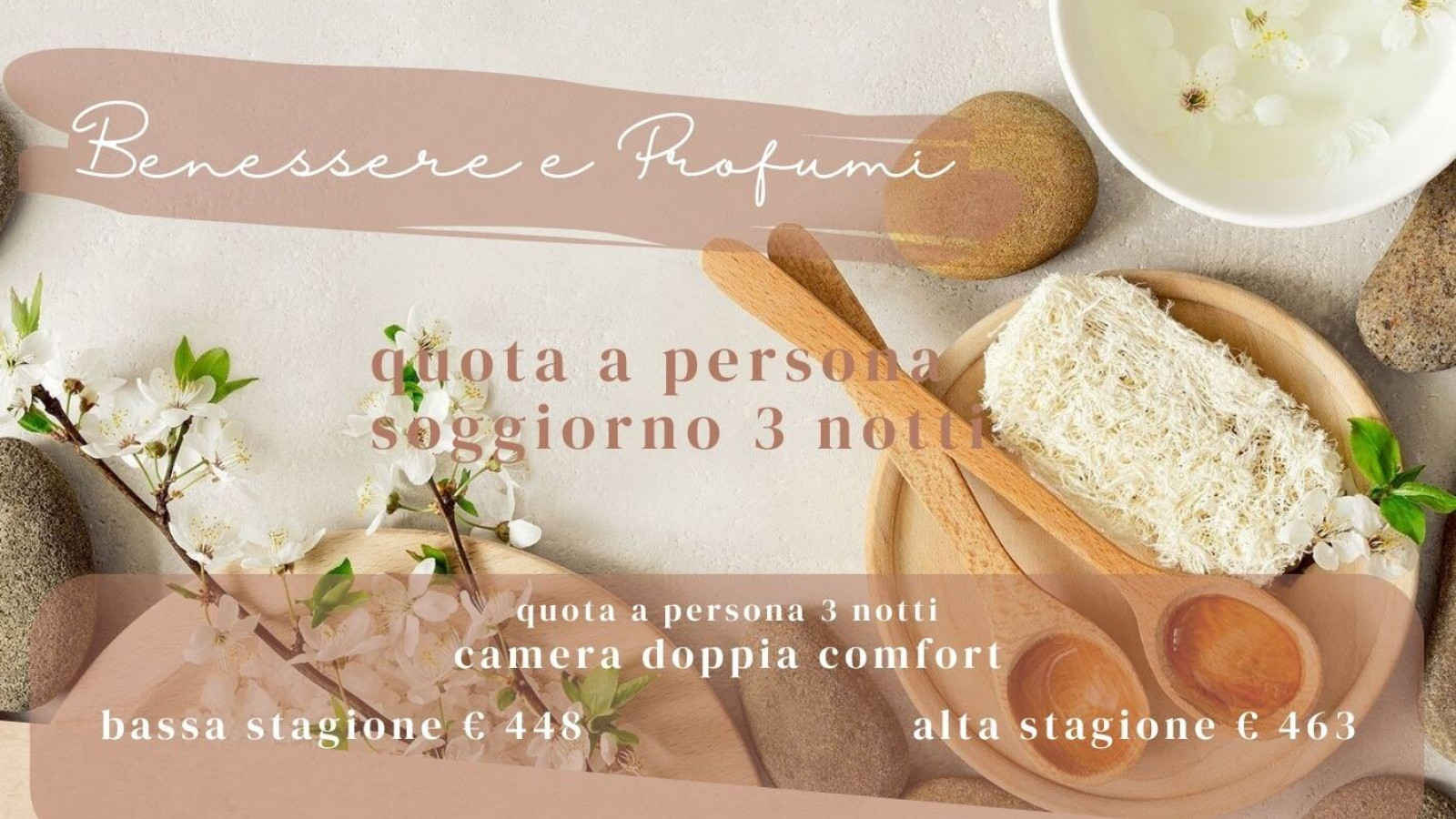 2026 hotel 2 mari benessere e profumi 3 notti IN23