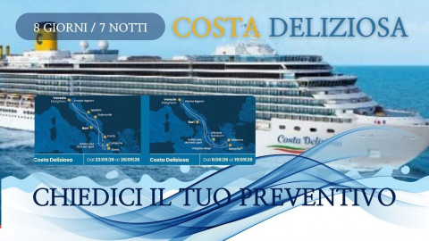 2026 costa deliziosa mediterraneo IN23