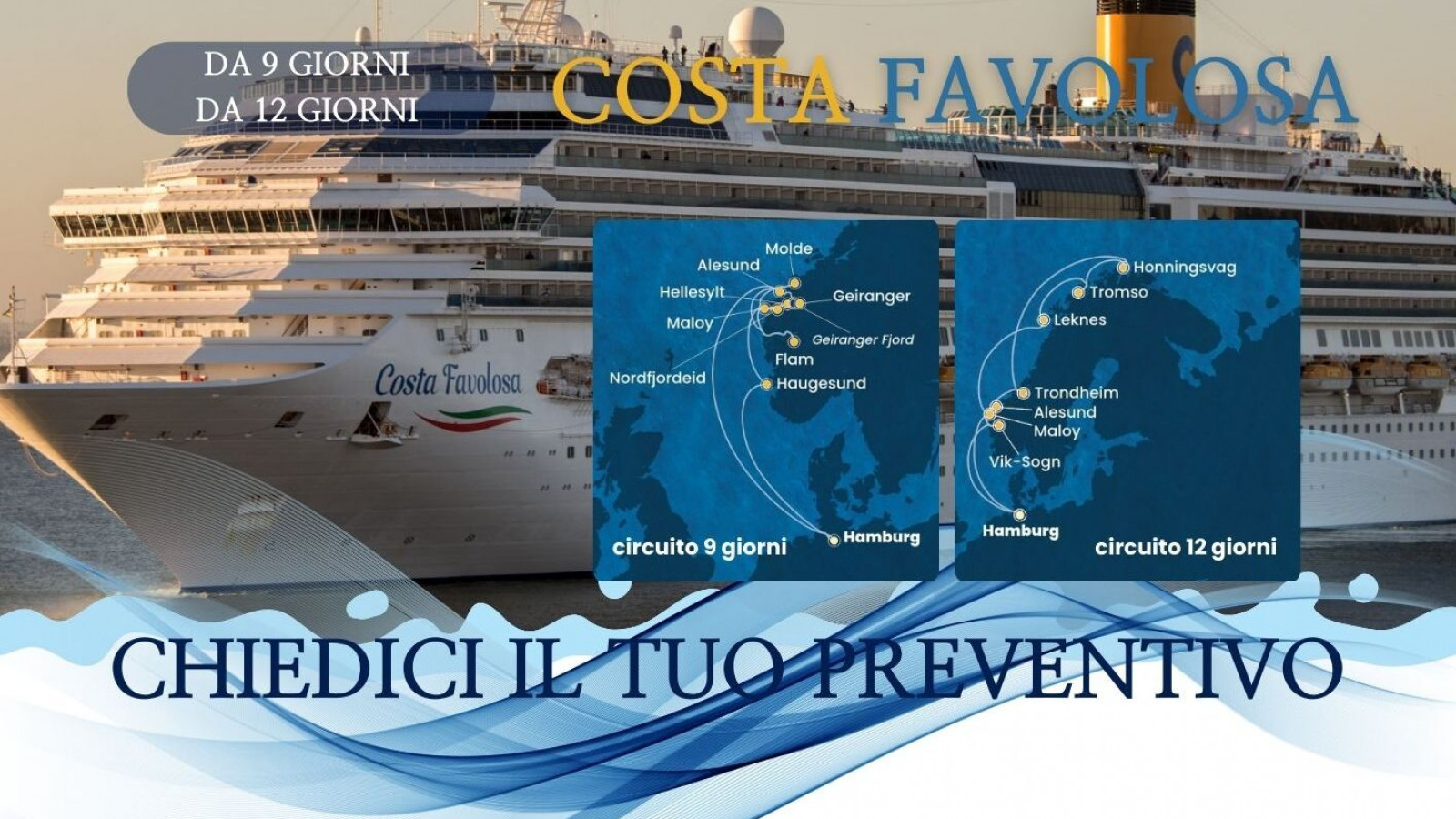 2026 costa favolosa mare del nord IN23
